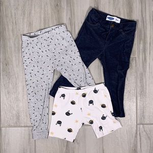 LOT 3 pair leggings 18-24 months